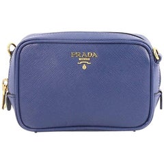 Prada Zip Crossbody Bag Saffiano Leather Mini