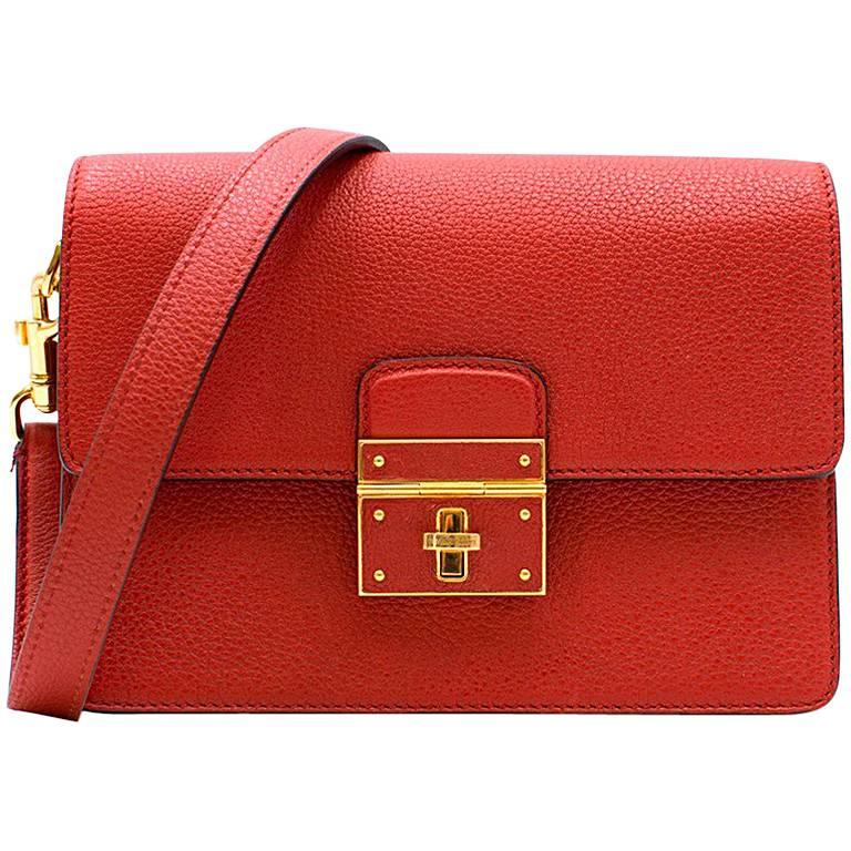 Dolce & Gabbana Red Flap Bag For Sale