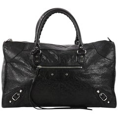 Balenciaga Work Classic Studs Handbag Leather