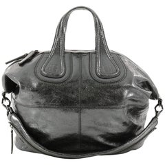 Used Givenchy Nightingale Satchel Leather Large