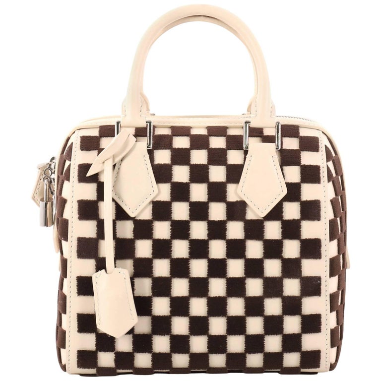 Louis Vuitton Speedy Cube Bag Damier Cubic Leather and Velvet PM at ...
