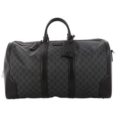 Used  Gucci Convertible Duffle Bag GG Coated Canvas Large