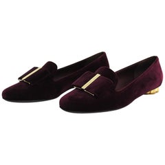 Salvatore Ferragamo Shoes Purple Velvet Salvatore Ferragamo Shoes Purple Velvet