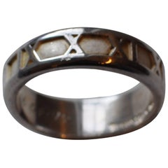 Tiffany & Co. Men's Silver 1995 Atlas Ring 