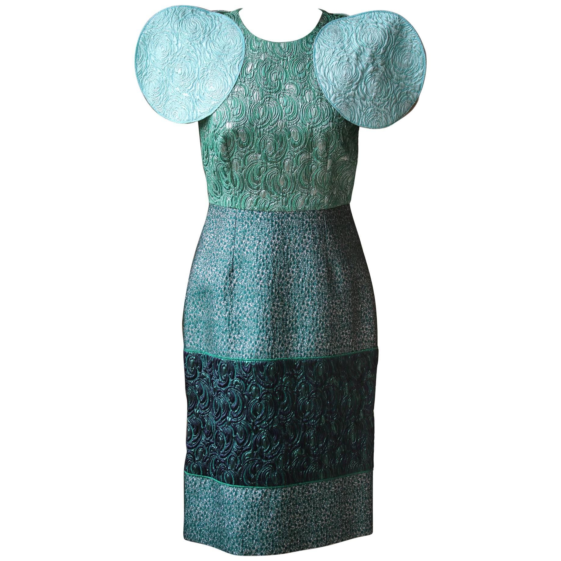 Dolce & Gabbana Structured Brocade Dress