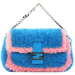 Fendi Baguette Shearling Micro