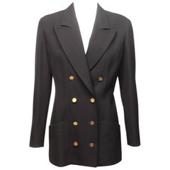 Chanel Classic Black Blazer, 1990s