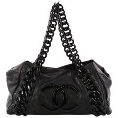 Chanel Resin Modern Chain Tote Calfskin East West