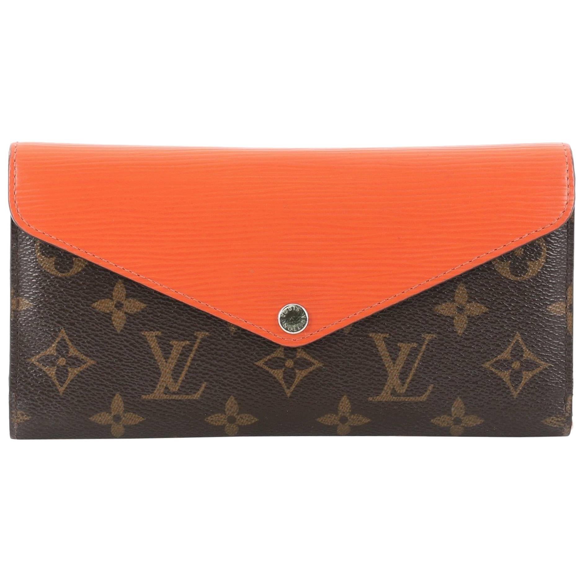 Louis Vuitton Monogram Canvas Marie-Lou Long Wallet (SHF-21654