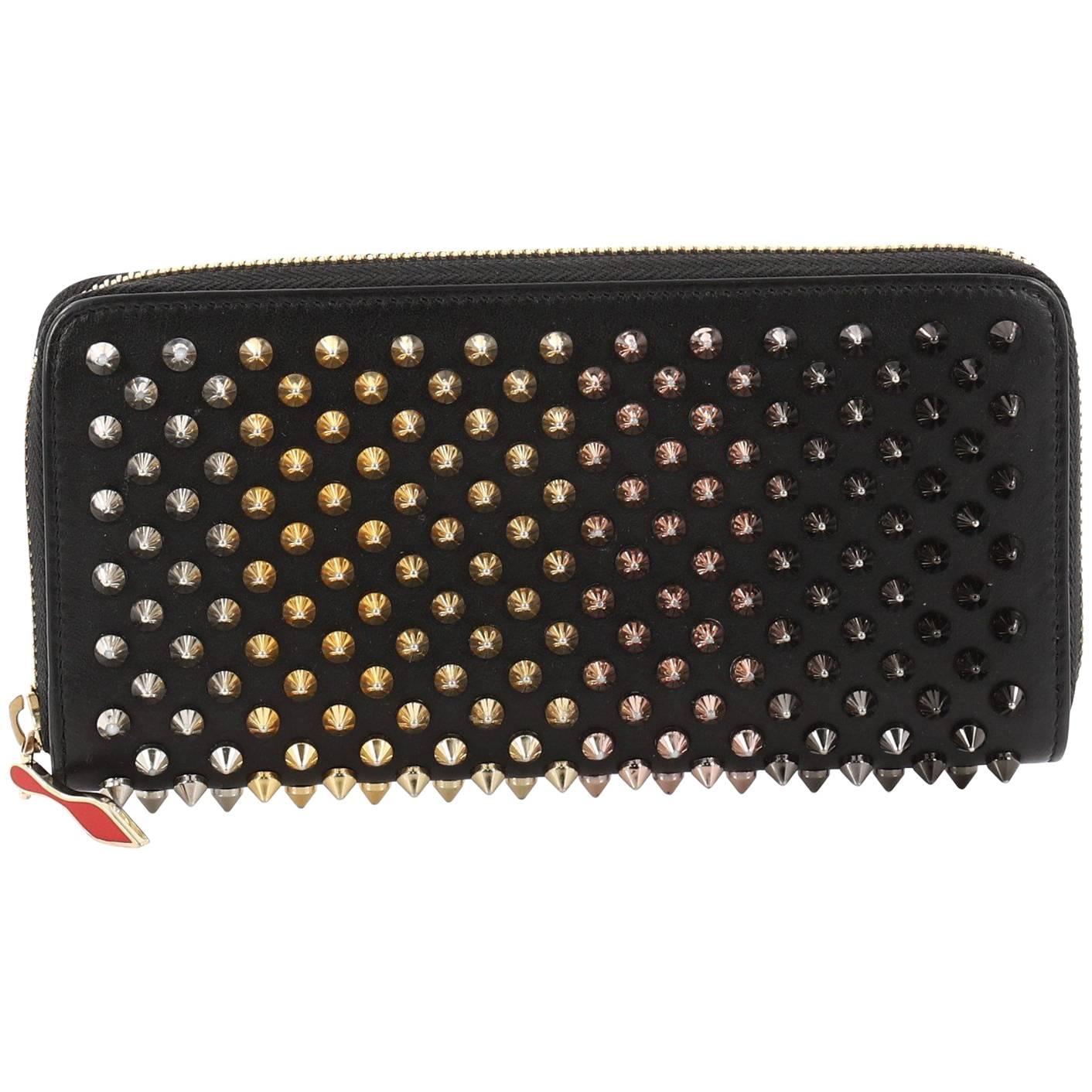 Christian Louboutin Panettone Wallet Spiked Leather