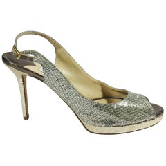 Jimmy Choo Glitter Pumps