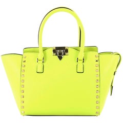 Valentino Rockstud Tote Rigid Leather Small