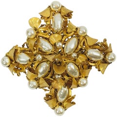 Miriam Haskell Brooch