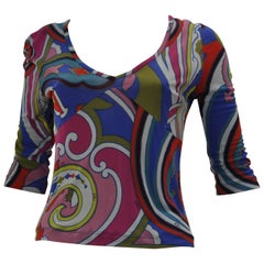 Etro Abstract Printed Top