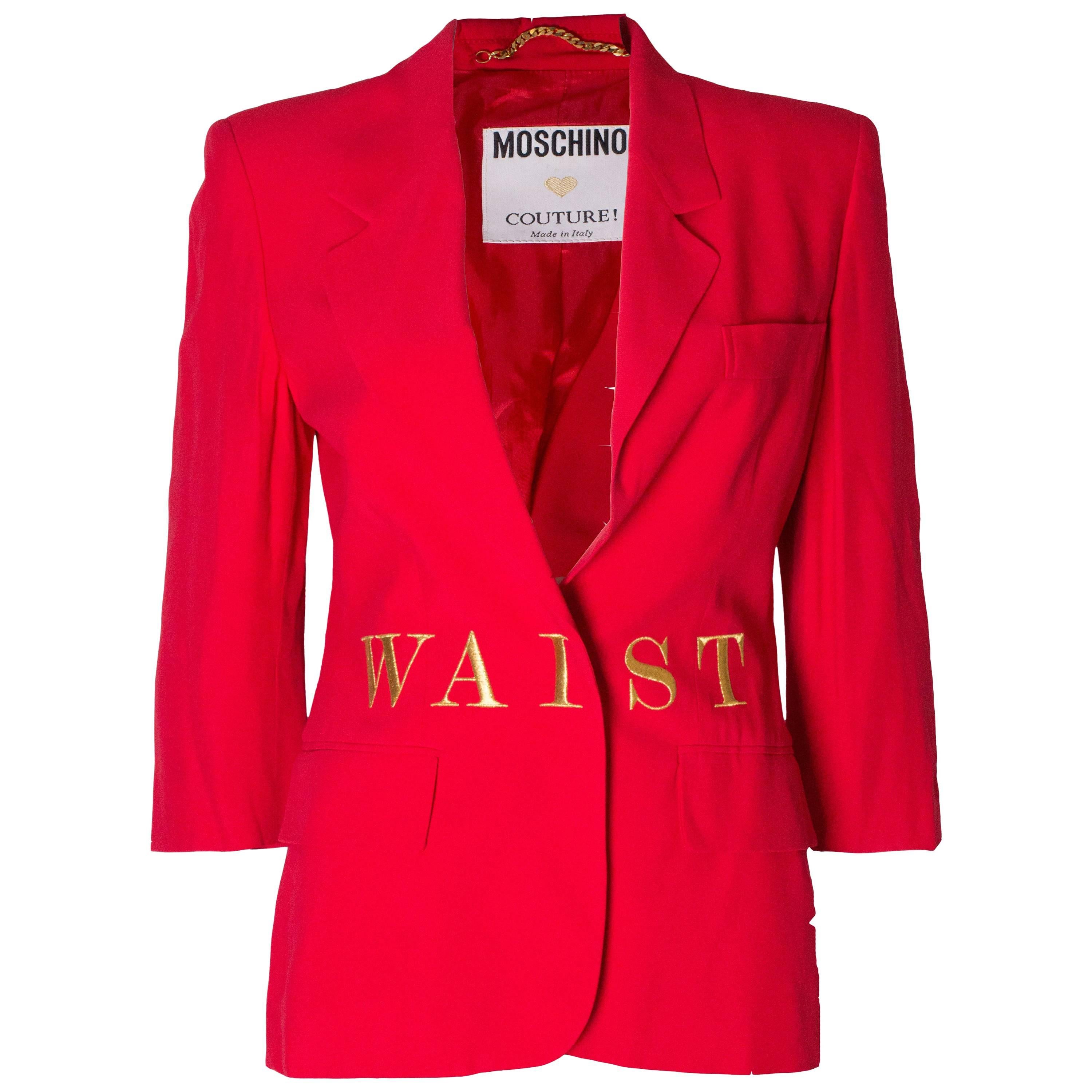 Vintage Moschino Couture Jacket 
