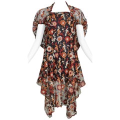 Junya Watanabe Floral besticktes Kleid 2011