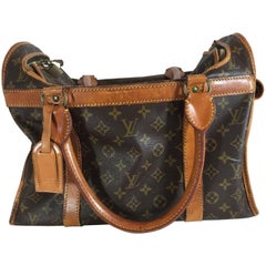 Louis Vuitton Dog Carrier 40 Monogram Canvas Luggage Bag For Sale at  1stDibs