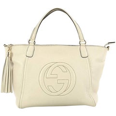 Gucci Soho Convertible Top Handle Bag Leather Small 