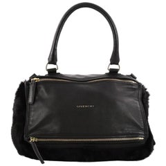 Givenchy Pandora Handbag Leather and Fur Medium