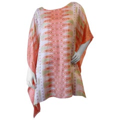 Bob Mackie Wearable Art Poncho Tunic, 1980s