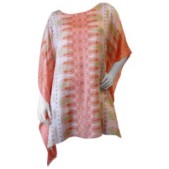 Bob Mackie Wearable Art Poncho Tunic, 1980s  