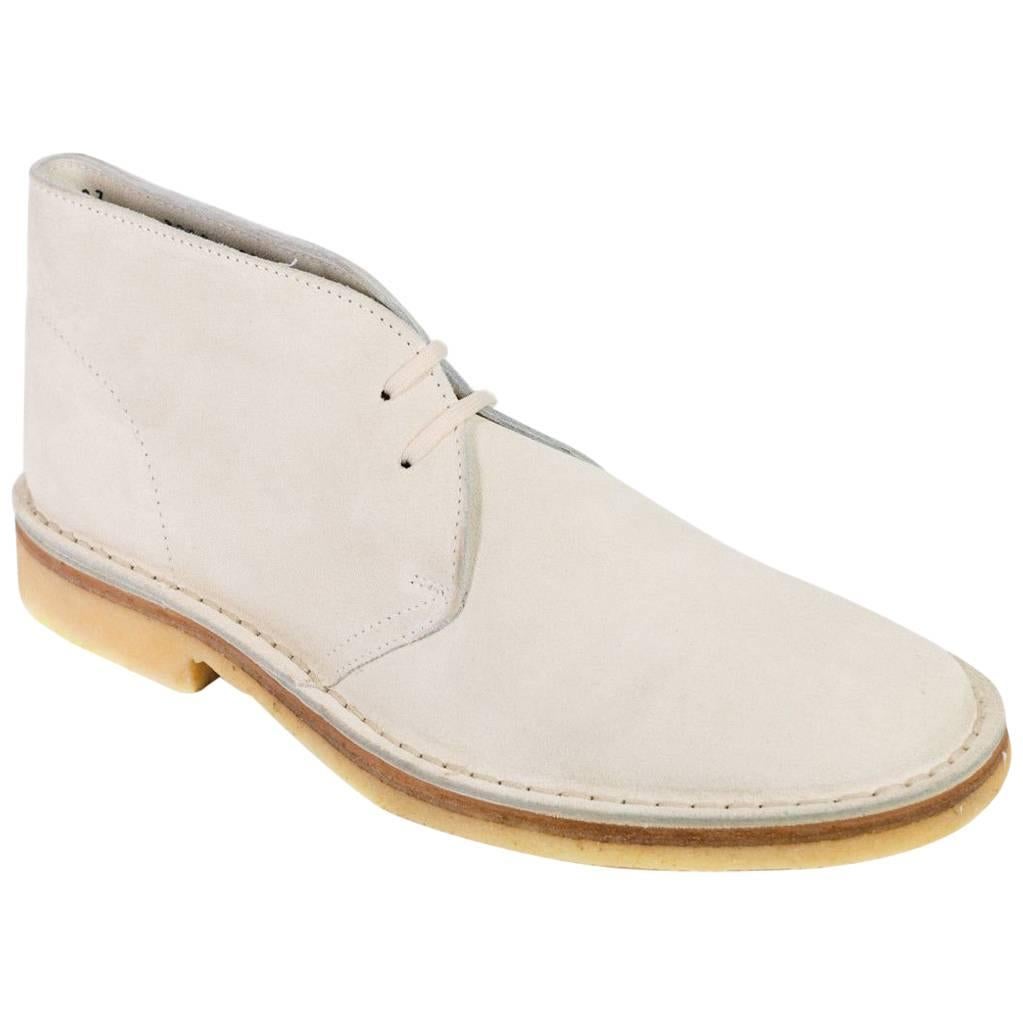 Church's Womens Off-White Suede Donna Ankle Desert Boots For Sale