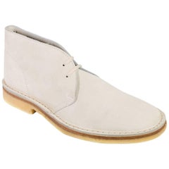 Church's Womens Off-White Suede Donna Ankle Desert Boots