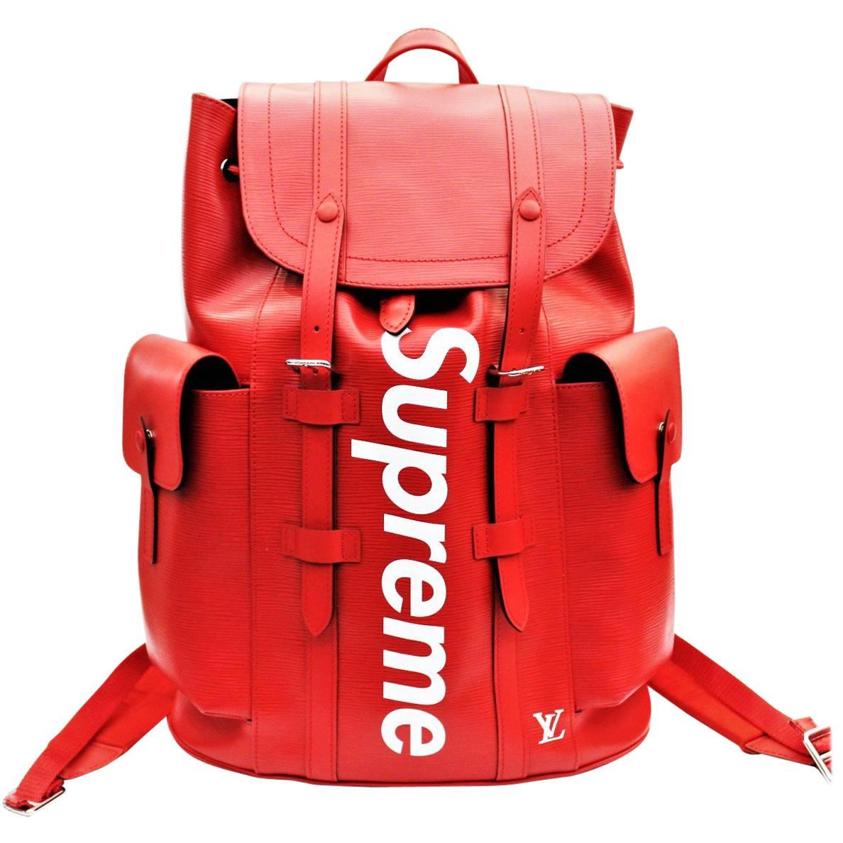 Louis Vuitton x Supreme Christopher Backpack at 1stDibs