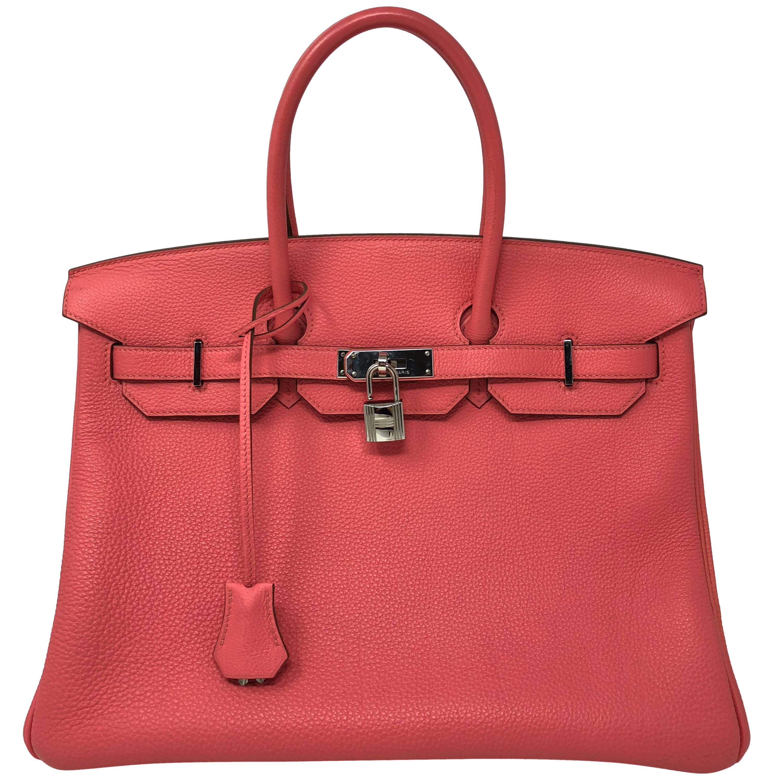 Hermes Bubblegum Pink Birkin 35 Bag at 1stDibs | hermes birkin ...