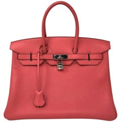 Hermes Bubblegum Pink Birkin 35 Tasche