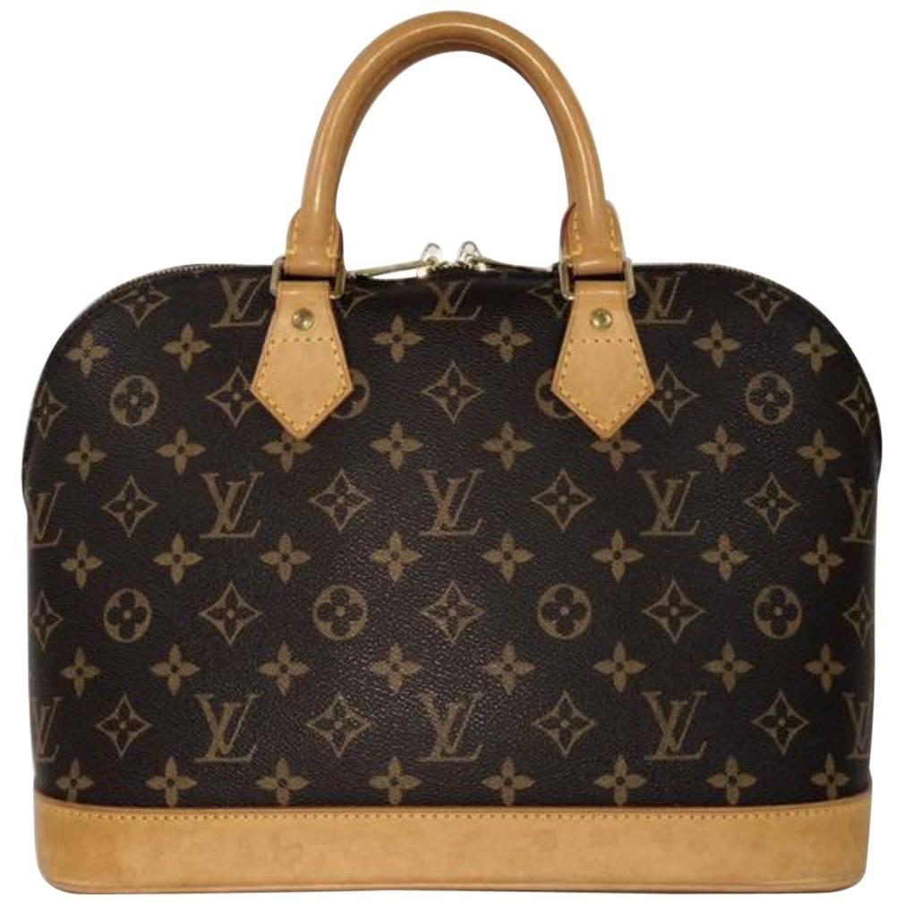Louis Vuitton Monogram Alma PM Top Handle Handbag  For Sale