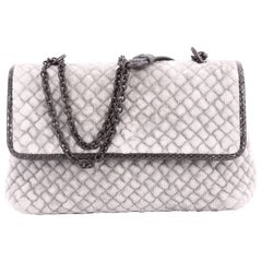 Bottega Veneta Olimpia Crossbody Bag Intrecciato Velvet Baby 