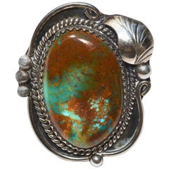 Vintage Navajo Turquoise Ring 