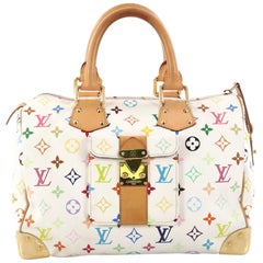 Louis Vuitton Game On White Monogram Multicolor Speedy 30 859540