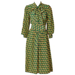 Givenchy Patterned Silk Day Dress