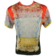 Jean Paul Gaultier Multi-Color Baroque Floral Print T-shirt