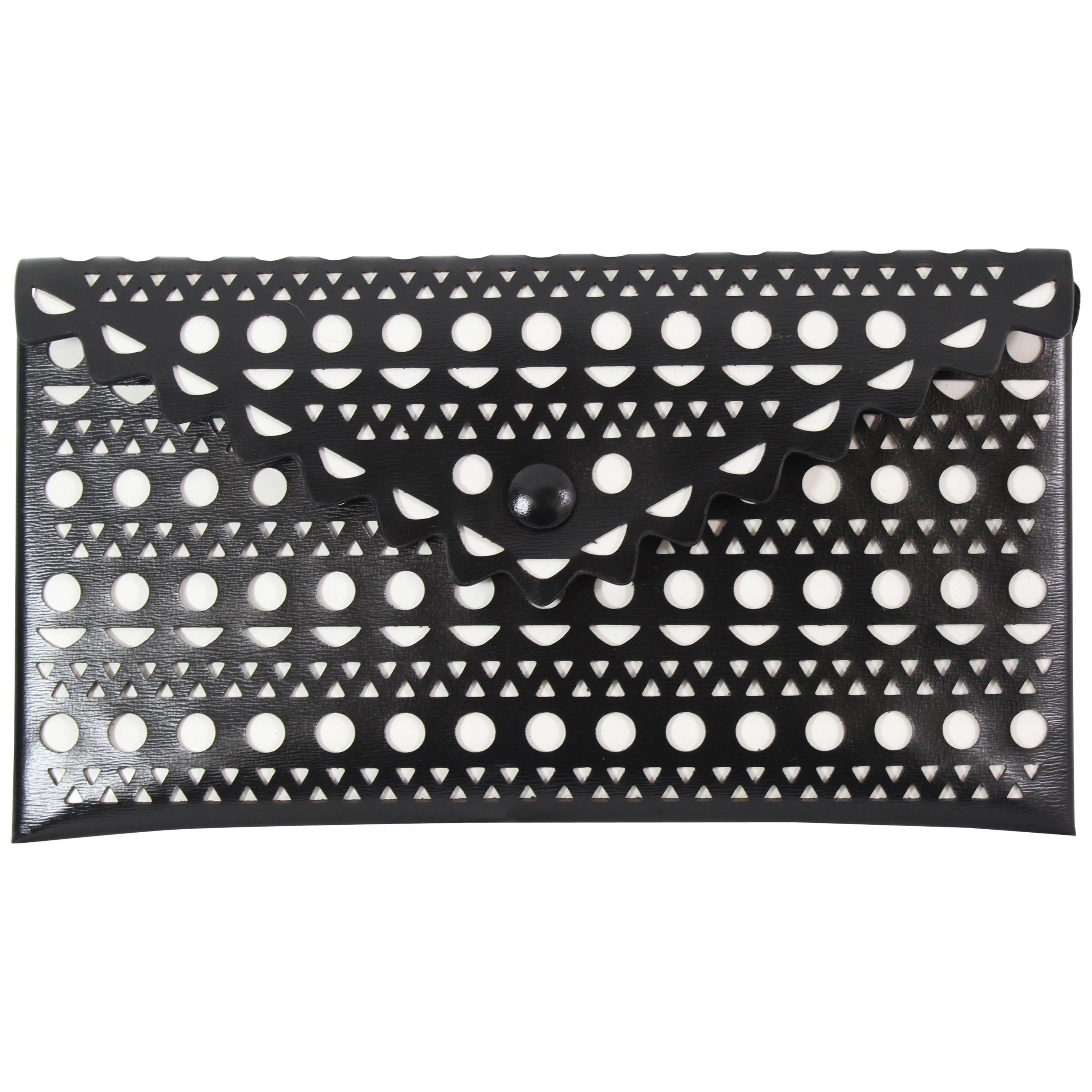 Alaia Small Perforated Pouch / Cluth. New in Box