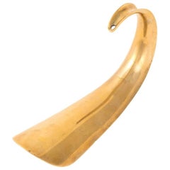 Antique Brass Shoe Horn ca. 1870