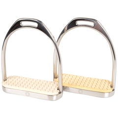 Hermes Stirrup Set Clou de Selle Stainless Steel