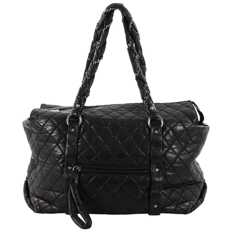 Chanel Ligne Lady Braid Quilted Leather XL Tote at 1stDibs | chanel ...