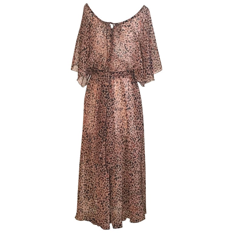 Diane von Furstenberg Vintage Black Pink Floral Print Sheer Dress Boho, 1980s For Sale at 1stDibs | vintage dvf dress Diane von Furstenberg Vintage Black Pink Floral Print Sheer Dress Boho, 1980s For Sale at 1stDibs | vintage dvf dress