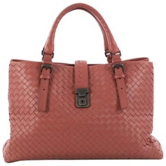 Bottega Veneta Roma Handbag Intrecciato Nappa Medium