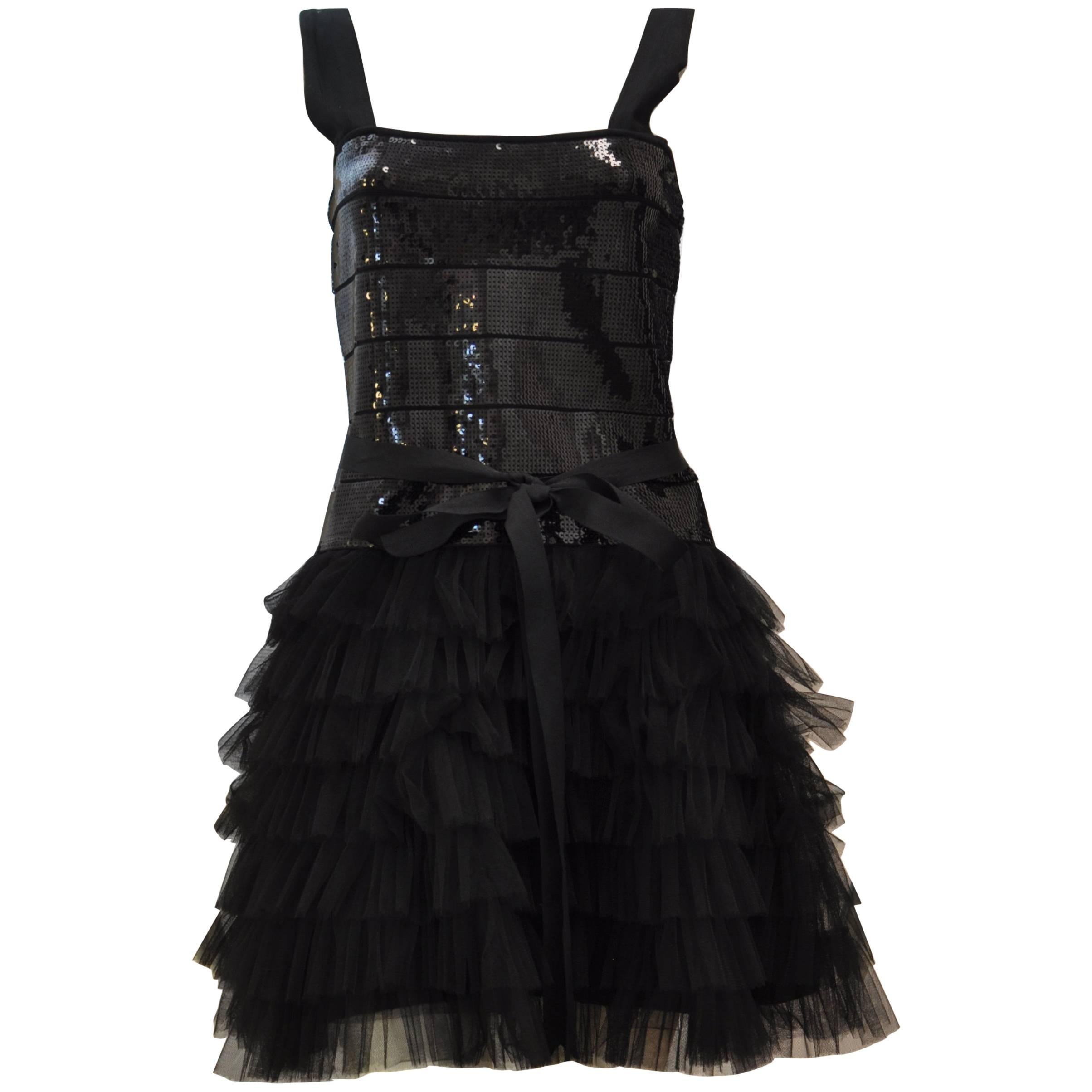 Haute Hippie Sequin And Tulle Dress S For Sale At 1stdibs