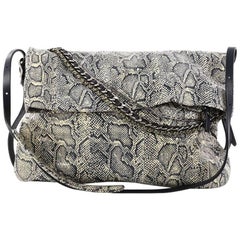 Jimmy Choo Boho Biker Hobo Python Groß 