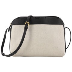 The Row Multi-Pouch Crossbody Bag Canvas with Leather