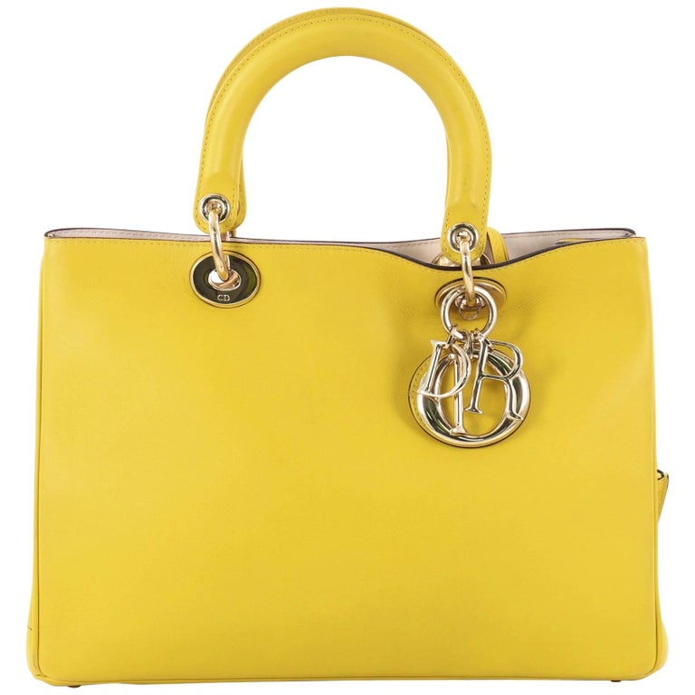 Christian Dior Lady Dior Handbag Cannage Quilt Lambskin Large at 1stdibs