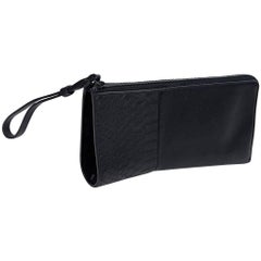 Black Narciso Rodriguez Leather Asymmetrical Clutch