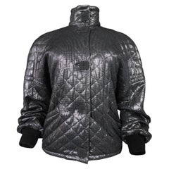 Vintage A Black and silver Lanvin jacket - Circa 1980