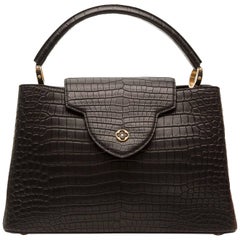 Louis Vuitton - Sac fourre-tout Capucines noir mat