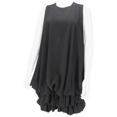 Givenchy Black Polyester Mini Dress 38 French Size / Excellente Condition